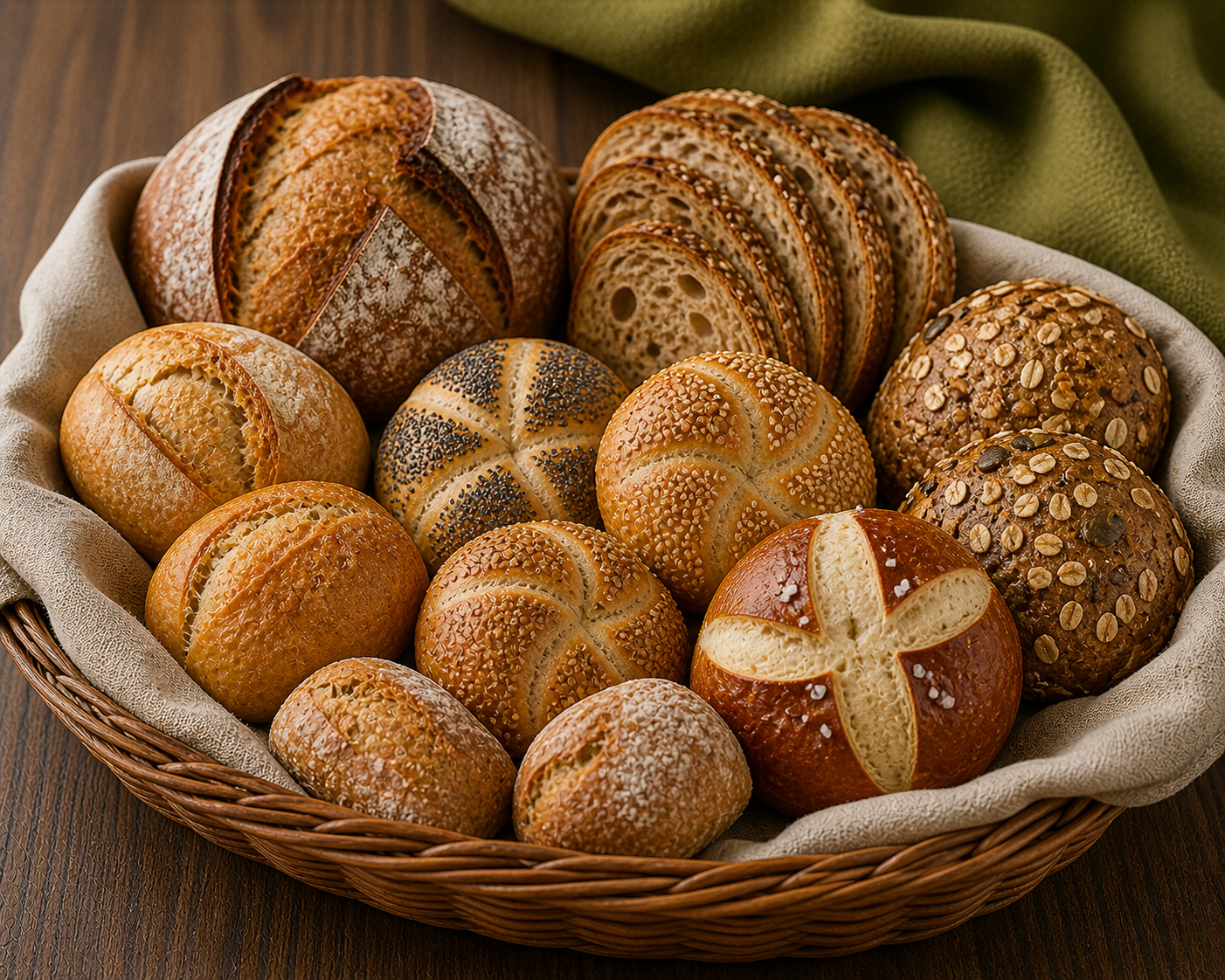 Brot- und Brötchenkorb